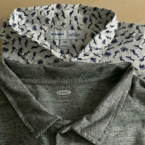 OLD NAVY MENS 2 SHIRT BUNDLE XXL